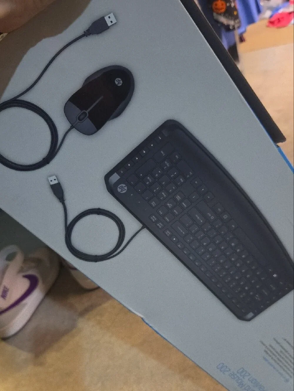 HP Black Wired Keyboard and Mouse Combo (Pavilion 200 Series)